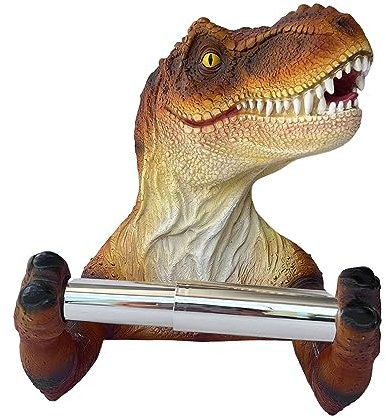 JISADER Porte-Papier hygiénique, Porte-Papier hygiénique Dinosaure pour Toilettes