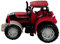 BIOPLAY® Trecker Spielzeug ab 3 Jahre rot aus Bio-Kunststoff | für drinnen und Outdoor | Traktor rot Spielzeug | Sandspielzeug | Spielsachen ab 3 Jahren | Fahrzeuge