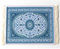 Qiantull Mini Teppich aus Orientteppich Muster Textilgewebe Klein Teppich Mouse Pad mit Baumwolle Quasten Mausmatte Computer Zubehör Untersetzer 28x18cm - 13#Blau