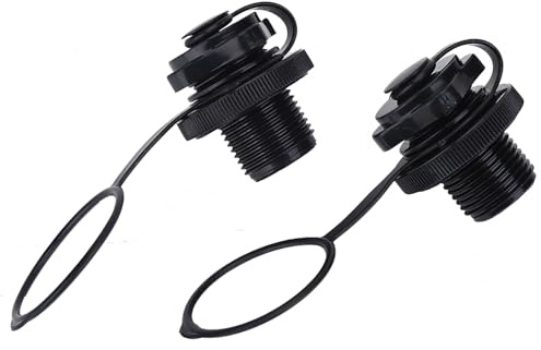 XHIKOWAT 2 PCS Replacement Screw Air Valve Inflatable Boat Raft Pool Boat Valve Boston Valve Accessory