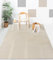 the carpet Lima nachhaltiger und umweltbewusster Designer Teppich, weich & pflegeleicht, 3D-Effekt, waschbar, Flor aus 100% recyceltem Polyester, Hellbeige, 160 x 230 cm