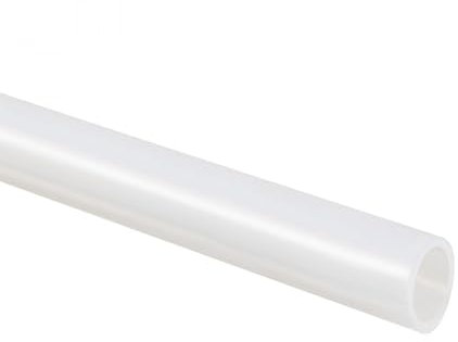 TOP-VIGOR Silicone Tube 8mm ID x 10mm OD 1m / 3.28ft Length, Flexible Silicone Rubber Tubing Water Air Hose Pipe for Pump Transfer Translucent