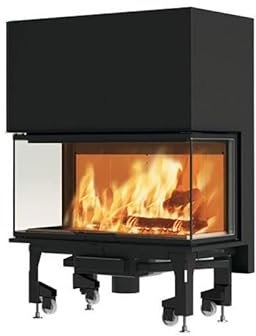 Chimenea de leña triple Edilkamin Windo 3 85