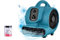 XPower Módulo centrífugo de aire, secadora de alfombras, ventilador de suelo, soplador, apilable, cadena de margaritas, para restauración de daños por agua, limpieza, fontanería, uso doméstico (azul,