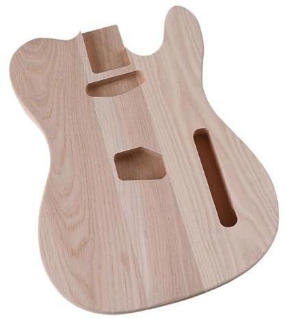 Unvollendeter Gitarrenkorpus Unfertiger E-Gitarrenkorpus DIY-Gitarrenteil Gitarrenfass Holzfarbe