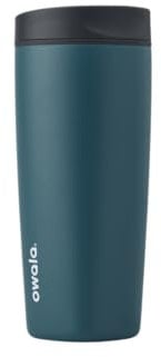 Owala SmoothSip Slider Insulated Stainless Steel Coffee Tumbler, Reusable Iced Coffee Cup, Hot Coffee Travel Mug, BPA Free 20 oz, High Dive