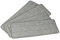 vhbw 4X Wischbezug kompatibel mit Clean Maxx 09996 Wischmopp - Ersatzkopf, Polyester Grau Weiß