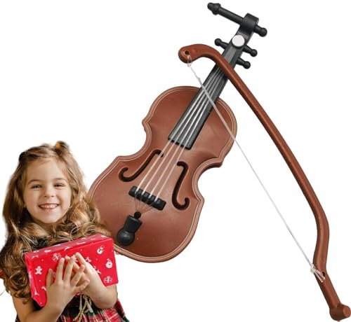 Mini-Geigenspielzeug, Miniatur-Geige,Musikinstrument Miniatur - Realistisches Design, Kunsthandwerk, Dekorationen, Poliertes Geschenk Für Mini-Haus Oder Heimdekoration