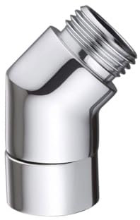 Drehbarer Duschkopf-Adapter, 135 Grad, Messing, Handbrausenarm-Anschluss, vielseitiger Duschkopf-Adapter für Badezimmer