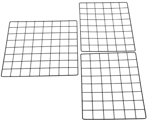OSOLADY 3piezas Panel De Rejilla para Fotos Decoración De Pared Rejilla De Alambre DIY