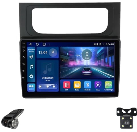 Autoradio per Volkswagen Touran 2 1T 2010-2015 Android CarPlay con Schermo Tattile 9-Inch Car Radio 1280×720 Stereo per Auto/SWC/Bluetooth/FM AM RDS DSP/Wi-Fi/4GLTE/GPS/ADAS DVR