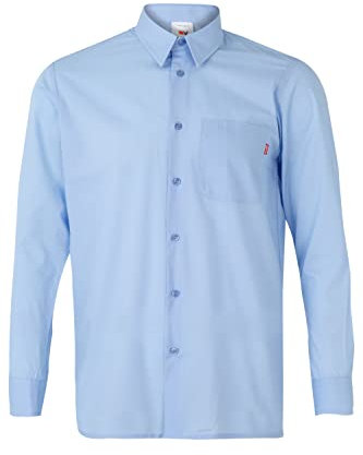 VELILLA P5295Xl Camisa manga larga, Color Celeste, Talla XL