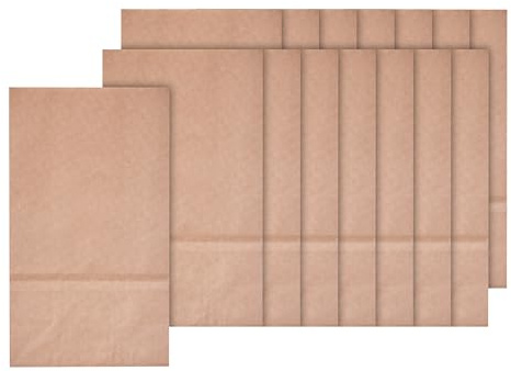 Blokzak kraft naturel foodsafe 12x6x21cm set à 15 stuks