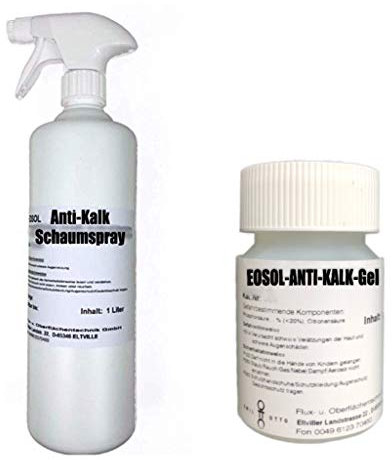 EOSOL Anti-Kalk Profi-Set Nr. 1 (1 x 100 g Anti-Kalk-Gel u. 1 x Anti-Kalk-Schaumspray, Inhalt: 1.000 ml)