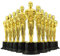 Bedwina Coupe Trophées Doré 15,2 cm - Lot de 12 Statues Trophées Couleur Or - Coupe Récompenses, Décorations de Fêtes et Cadeaux Awards Trophées