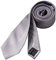Hedgerow® Krawatte aus 100% Seide, Seiden Schlips, Slim 6cm, Handgefertigt, Silber Grau