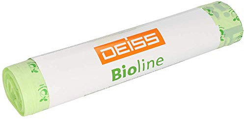 Bio-Müllbeutel DEISS Bioline 200 L, kompostierbar, 100 Stück