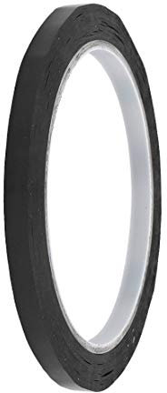 5 mm breit, 164 m lang, elektrisches Isolierband, einseitig schwarz