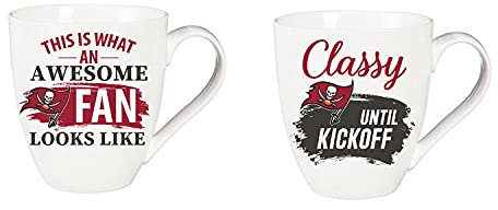 Team Sports America Tampa Bay Buccaneers, Keramiktasse O'Java, 482 ml Geschenkset