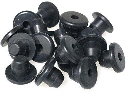 WELWIK 20PCS 8.5mm Floor Bottle Jack Plugs, Flat-Head Horizontal Jack Plugs, Bottle Jack Floor Jack Oil Reservoir Rubber Filler Plug Bung Jack Hydraulic Top Pressure Rod for Oil Reservoir Filler Hole