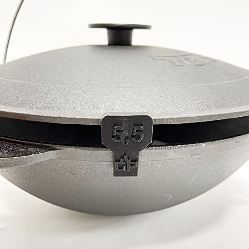 Grillpeter Dutch Oven Abstandshalter 5,5mm zur Luftzirkulation gegen Schimmelbildung auch für Gusseiserne Kasans geeignet