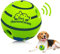 Wackelspielzeug für Hunde, Schüttel- und Kicherngeräusch, quietschendes Hundespielzeug, Kauball für Zahnreinigung & Training, sicher für den Innen- und Außenbereich, Geschenke für kleine, mittelgroße