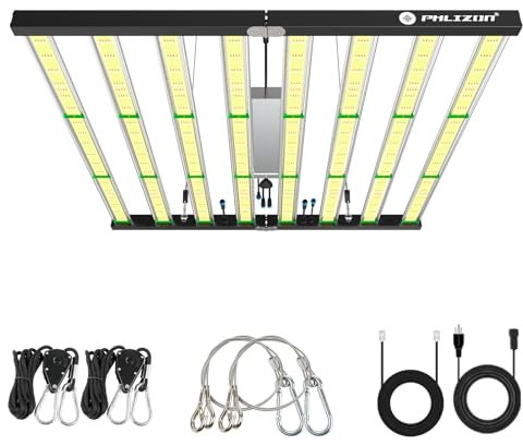 Phlizon FD8000 1000W Pflanze Led wachsen Licht für 120 * 120cm to 220cmx230m 4 * 4 to 7 * 7ft 6x6ft Indoor Pflanzen Daisy Chain Dimmbare Grow Light wachsen Abdeckung Vollspektrum LED