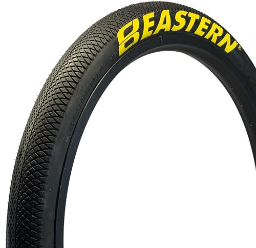 Eastern Growler Reifen 26 x 2.125 (schwarz & gelb) - Multi-Surface, ideal für Cruiser, Straße, E-Bikes, Falträder