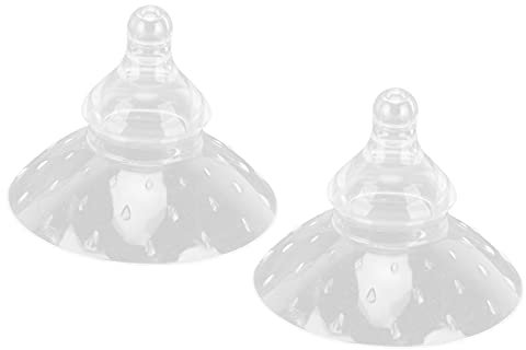 Nipple Shields,2pcs Nipple Shields ABS Silicone Contact Breast Shields Nipple Protector for Breastfeeding