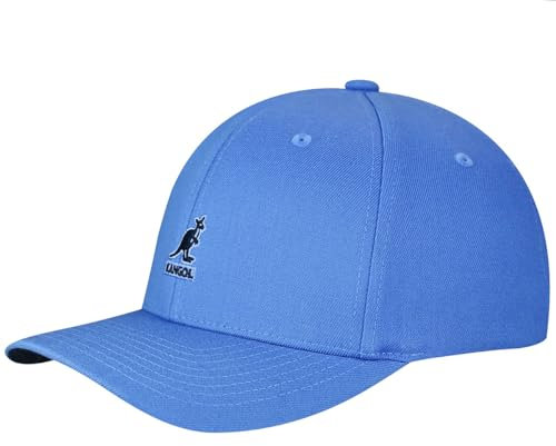 Kangol Unisex Wool Flexfit Baseball Mütze, Granatapfel, Blau, S/M