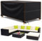 MUPAS Abdeckung Gartenmöbel Wasserdicht Winddicht Schwerlast 420D Oxford Gewebe Verbessertes Abdeckplane Gartenmöbel für Outdoor-Sofa Gartentische, Stühle und Möbelsets 350 x260 x90cm
