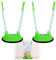 2 Pcs Sandwich Baggy Racks, Adjustable The Batch Lady Freezer Bags, Food Storage Bags Clips Stands, Plastic Reusable Freezer Bag Racks Holders, Food Prep Bag Holders Stands