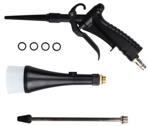 Air Gun Air Blow Gun Air Nozzle Blower Gun, Air Compressor Accessories Tool, Air Gun Brush for detailing Cleaning, Air Compressor Attachments