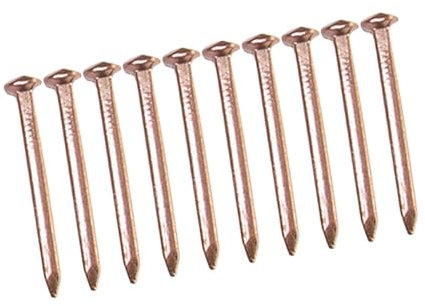 Sharplace Kupfernägel, 10er-Pack, Hardware, stabil, einfach zu installieren, Schieferspikes, Dachdecker-Finish für Bäume, Stümpfe, Heimwerkerbedarf, DIY-Hobbys, 38mm