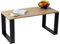 Mex-System Couchtisch - Wohnzimmertisch Modern Perfekt für Büro oder Wohnzimmer - Rechteckiger Kaffeetisch im modernen Stil 105x50x49 cm, Mittel- oder Beistelltisch für Tee und Kaffee, Artisan Eiche