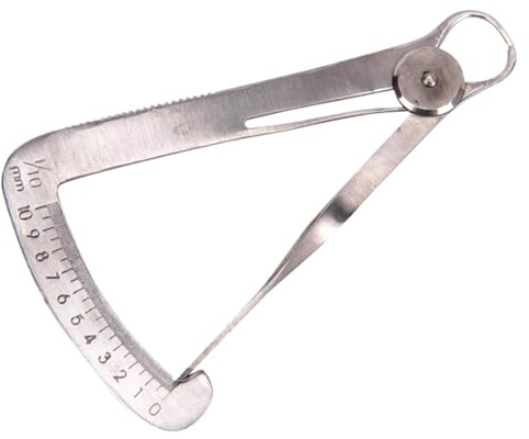 Calibro di misurazione del metallo, calibro ad alta precisione,Strumento di misurazione per dentisti | Calibro triangolare di letture dettagliate per strumento di misurazione dent