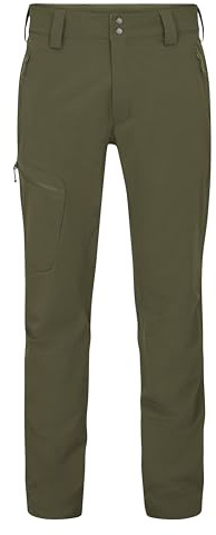Rab Men's Incline Pants - Mid-Weight Wind-Resistant Softshell Trousers for Hiking, Trekking, & Climbing - Olive (Olive) - 30/34 Inseam