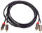 Hztuang Cavo audio coassiale a 2 3.5 Jack Stereo Audio Cavo 1M per Casa Cinema DVD TV Amplificatore CD Box Suoni
