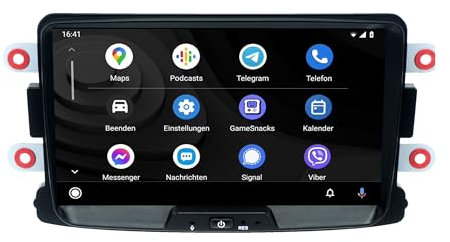 Für Renault Dacia Duster Sandero Captur 8 Touch Android Autoradio GPS CarPlay