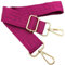 Bandouliere de Rechange Reglable Rose, 80-130cm Sangle de Sac a Main Remplacement, Sangle de Rechange Universelles mit Boucle Dore pour Femme Sac à Main, Sac à Bandoulière Accessoires, 1319