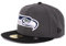 New Era Cap 59FIFTY Herren Basecap NFL Limited Edition (Seattle Seahawks, grau/schwarz, 7 7/8)