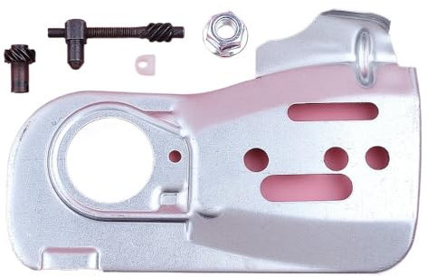 5 piezas de placa de guía de tensor de ajuste de cadena for Husqvarna 445 450, kit de tuerca de barra, pieza de repuesto for motosierra