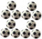 TOYANDONA 12stücke Mini Fußball Bälle Für Lebensechte Miniatur Sportbälle Dekoration Für Kreative Kinderzimmer Und Puppenstuben