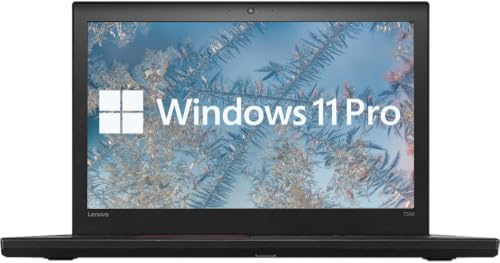 Lenovo Ordenador portátil ThinkPad T560 Business de 15,6 pulgadas HD, Intel Core i5-6200U, 8 GB de RAM, SSD de 256 GB, teclado QWERTY de EE. UU., Windows 11 Pro (reacondicionado)