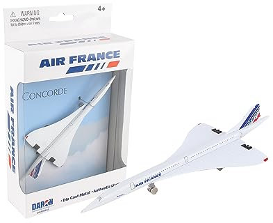 Herpa Aviation Air France Concorde Modellflugzeug, Kleiner Maßstab, Flugzeug Modell, Sammeln, Spielzeug, Metalldruckguss - für Kinder ab 3 Jahren!