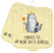 Mr. & Mrs. Panda 2er Set Topflappen Katze König - Geschenk, Ofenhandschuh, Katzendeko, Katzenhalter, Topfhandschuh, Katzenprodukte, Kater,