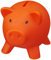noTrash2003 Sparschwein Sparbüchse Geld sparen Dekoration Schwein Schweinchen Piggy Miss Verch. Farben (Orange)