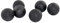 OBUT 6 Ziele schwarze, ramassables Pro Magnet