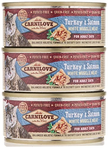 Carnilove Carnilove Feline Adult Truthahn Lachs, Box, 12 x 100 g, 1200 g
