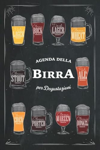 Agenda della Birra: Quaderno di degustazione con 100 schede dettagliate e indice personalizzabile per annotare le tue degustazioni. Idea Regalo Sommelier | 6x9 Soft Cover